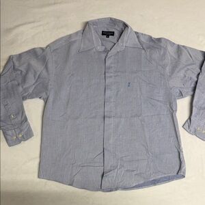 Yves Saint Laurent Light Blue Casual Button-Down Shirt